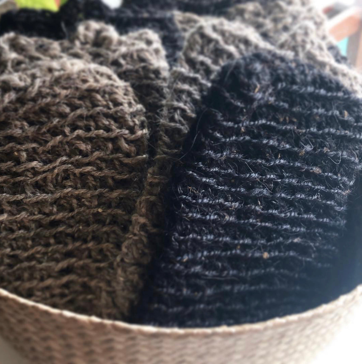 Goat Hair Bath Glove with Lavender Soap-2
